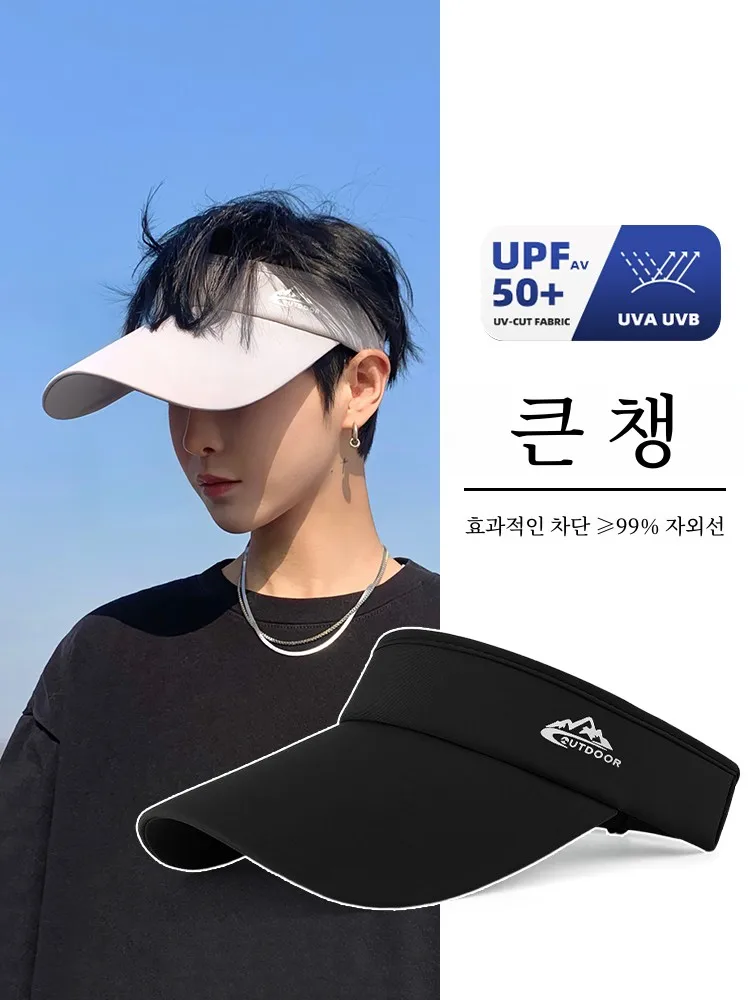 Мужская летняя шляпа Топлесс Шляпа солнцезащитная Мужской солнцезащитный