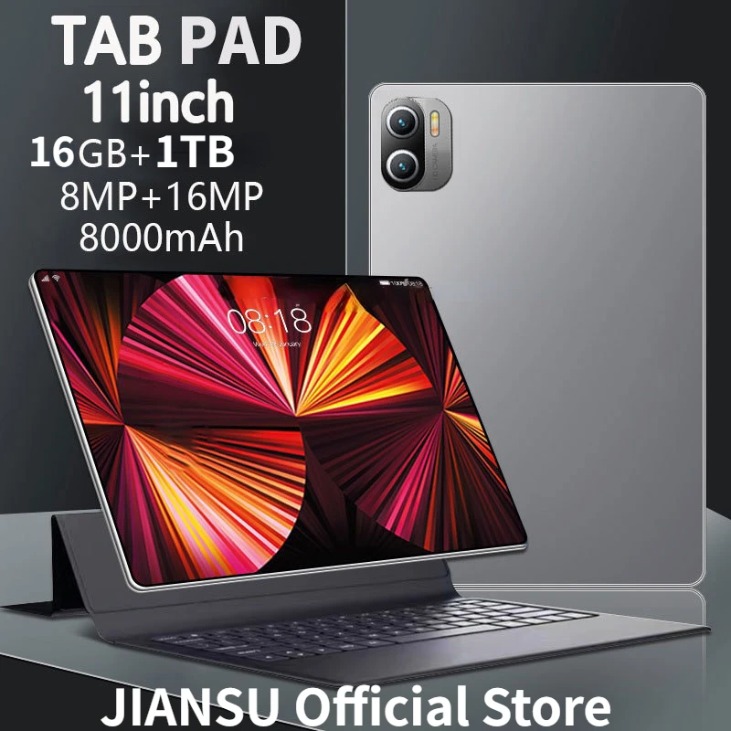 

5G Global Version Pad Pro Tablet 16GB RAM 1TB ROM Tablets 11 Inch Android 10 Original Dual Card Call Phone Tablet Pc Wifi