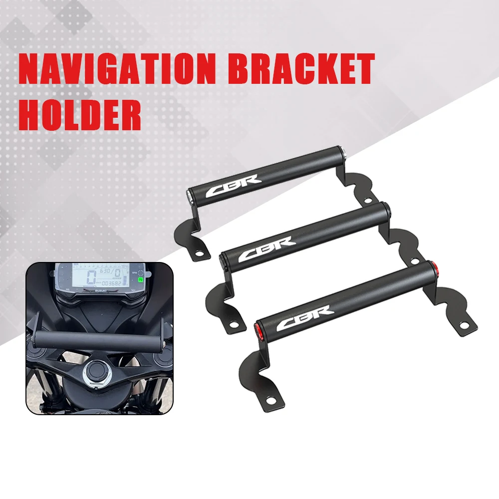 

12/22MM For HONDA CBR650R CBR 650R CBR650 R 2019-2023 2022 Motorcycle GPS/Smart Phone Navigation GPS Plate Bracket Adapt Holder