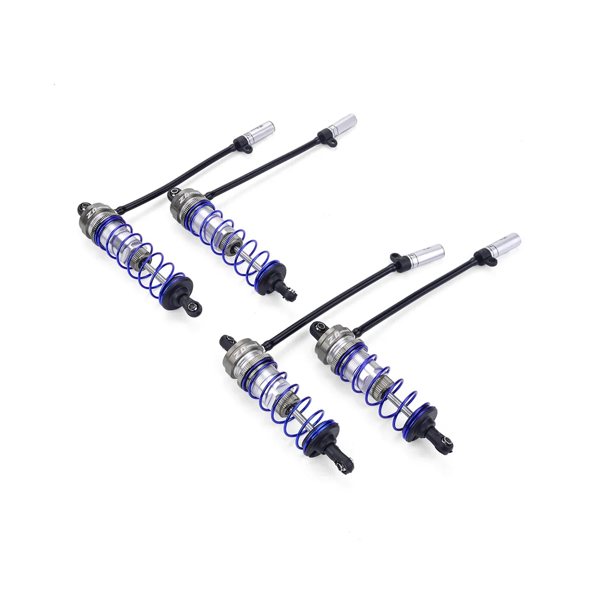 

4Pcs Metal Front and Rear Shock Absorber for ZD Racing DBX-10 DBX10 1/10 RC Car Upgrade Parts Accessories,1