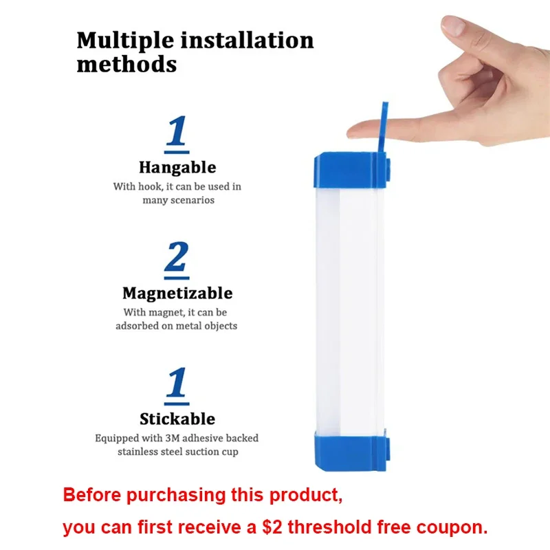 USB-перезаряжаемая лампа фонарик внешние фонари магнитный фонарь для кемпинга 17