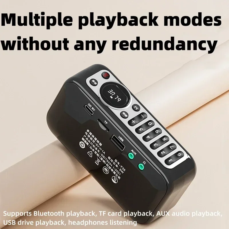 Портативная стерео Колонка SANSUI F35 с басами винтажные Bluetooth колонки мини-колонки