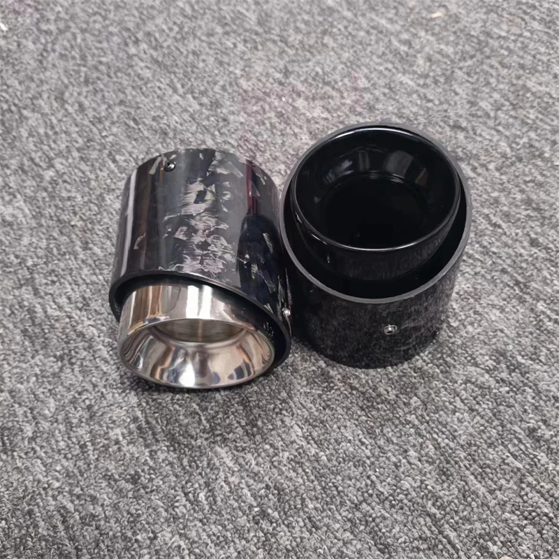 

1 шт. для Mini Cooper F54 F55 F56 F57 R60 R61 F60 R55 R56 R57 R58 R59 S JCW, кованый наконечник выхлопной трубы из углеродного волокна, автомобильные аксессуары