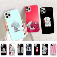 tatty teddy bear cute doll phone case for iphone 11 12 13 mini pro max 8 7 6 6s plus x 5 se 2020 xr xs case shell