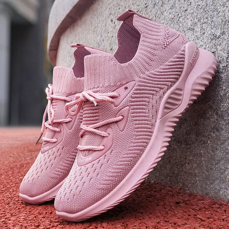 

Shoes Women's 2022 Spring Sketchers Women Shoes Lace-up Mesh Sports White Shoes Sneakers Lightweight Walking Shoes