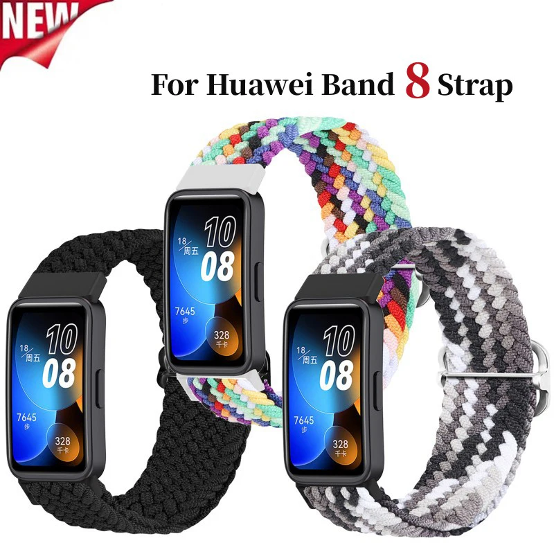 Bracelet for Huawei Band 8 Strap Sport Woven Band Bracelet Replacement Accessories High-quality Nylon Wristband for Huawei Band8