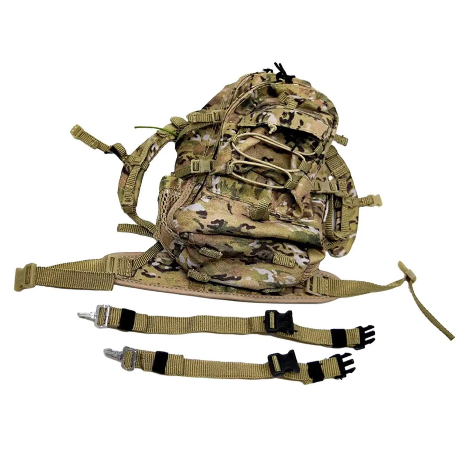 

1/6 Soldier Jungle Backpack Handmade Rucksack Gear for 12inch Male Collectable Action Figures Dress up Accessories Body Costume