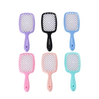 1pcs wide teeth air cushion combs women scalp massage comb hair brush hollowing out home salon diy hairdressing tool