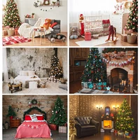 thick cloth christmas day photography backdrops prop christmas tree festival theme photo studio background 201012sht 03