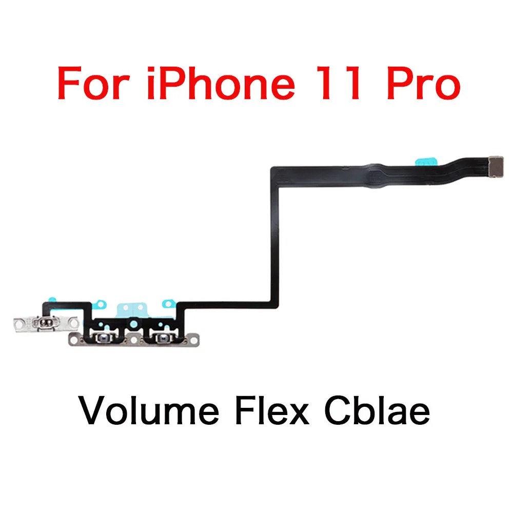 Замена для iPhone 11 Pro Max Power и Кнопка громкости с гибким кабелем переключателя