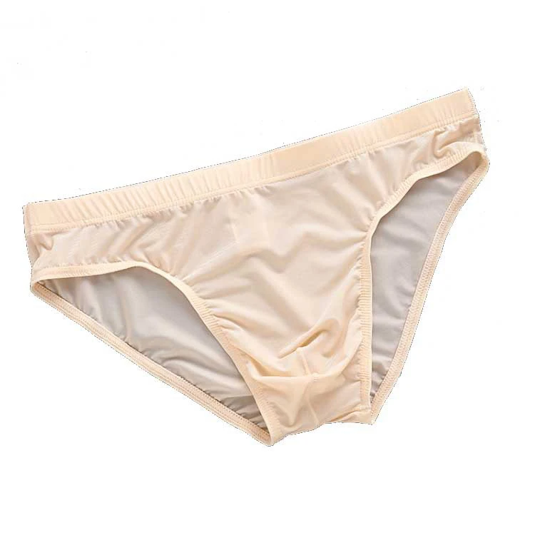 

Men's Transparent Briefs Man Mid-waist Underwear Bulge Pouch Panties Man Seamless Underpants Comfortable Lingeire Man Briefs