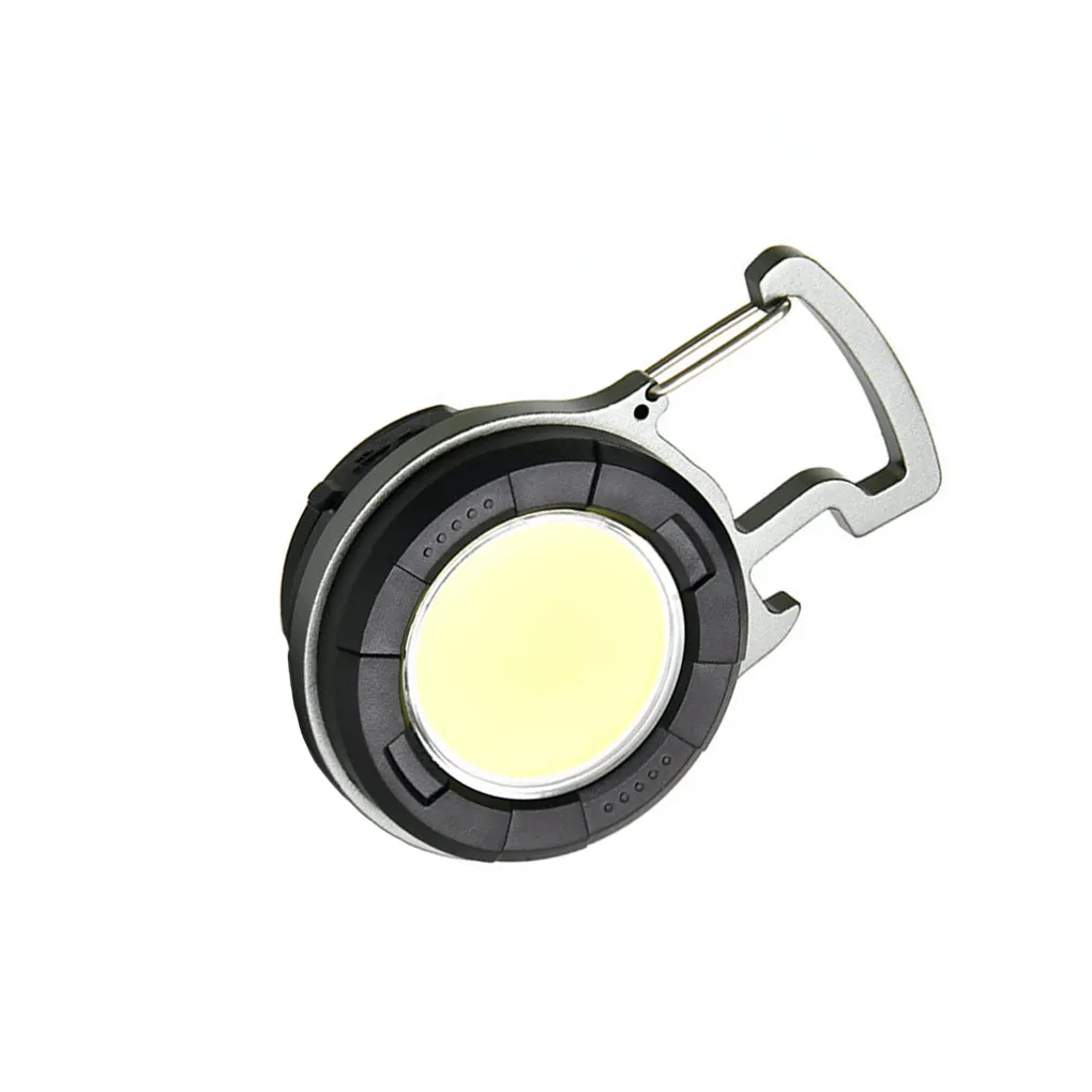 

Мини-фонарик с монолитным блоком светодиодов, яркий брелок с разъемом Type-C, работающий на 180 градусов, с питанием от батареи, ручной фонарик из сплава для использования вне помещений