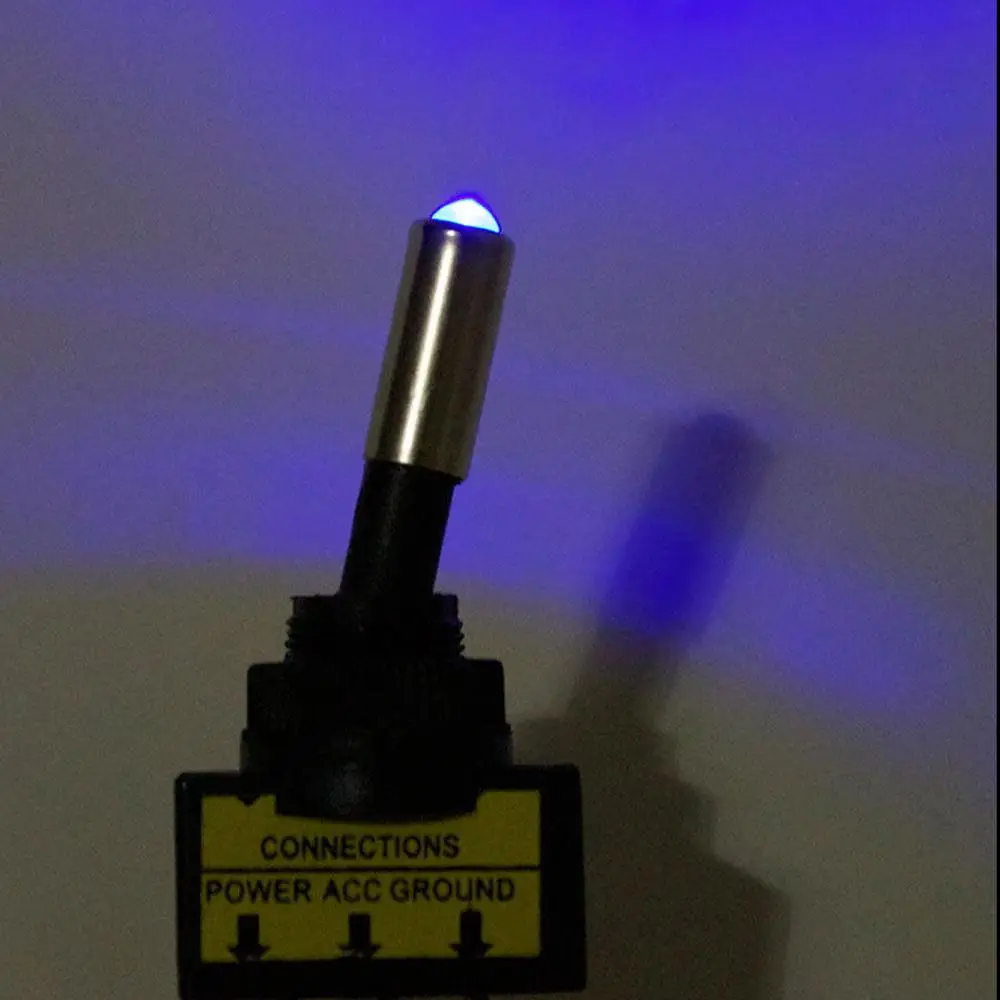 

2 шт., переключатель для автомобиля, грузовика, с красной и сисветодиодный светодиодной подсветкой