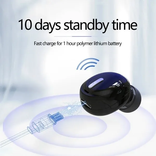 X9 Mini In Ear Wireless Bluetooth 5.0 Earphone Sport With Mic Handsfree Headset Earbuds For Samsung Huawei All Phone Earphones