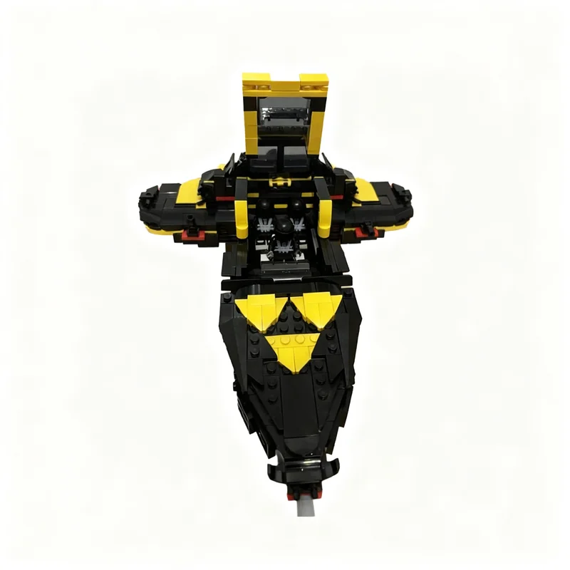 Фото 738 деталей MOC Blacktron Chaser: Космическая модель, конструктор, игрушка для сборки, рождественский подарок, творческая идея, развивающая игра, DIY №4