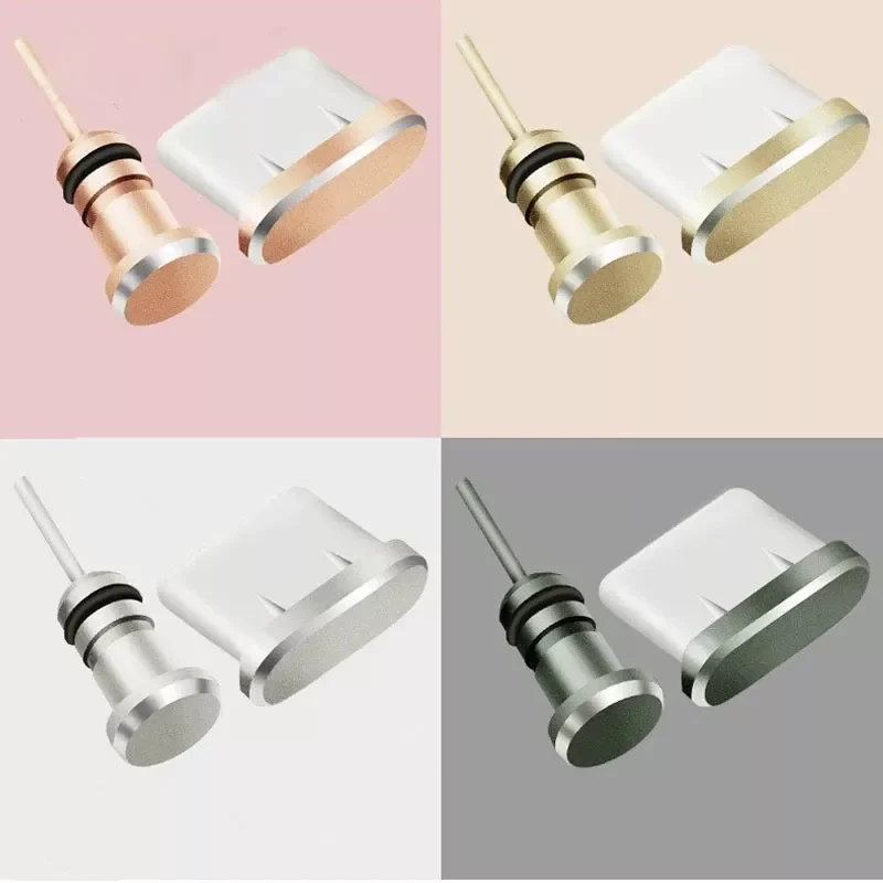

metal dust plug USB Type C charging port earphone jack retrieve card pin for Huawei Xiaomi honor samsung accessories Type C dust