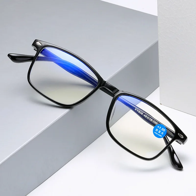 

Best Selling Anti Blue Reading Glasses Tr90 Non-deformation and Continuous Folding Farsighted Glasses Radiation Protection