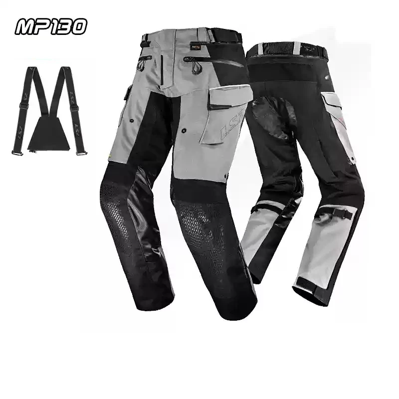 Фото LS2 MJ130 MP130 Cordura 3-слойные куртки для езды на мотоцикле, брюки, водонепроницаемая термостойкая зимняя износостойкая одежда для приключений №3