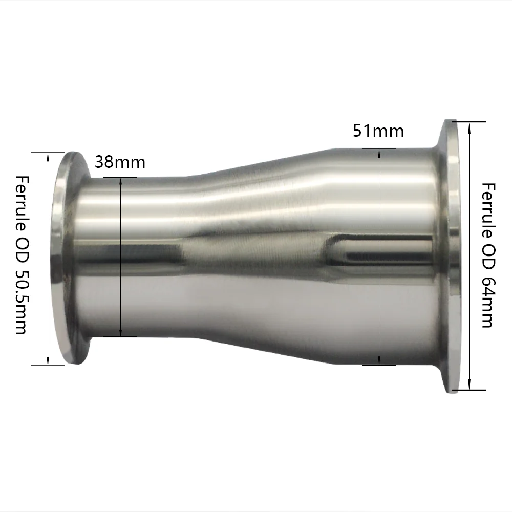 

YQBS Тройные зажимы из нержавеющей стали 304, 1.5" 2"