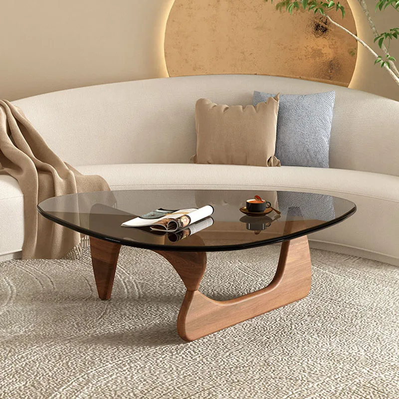

Flower Console Coffee Tables Glass Living Room Mobile Couch Coffee Table Dressing Floor Mesa De Centro De Sala Home Furniture