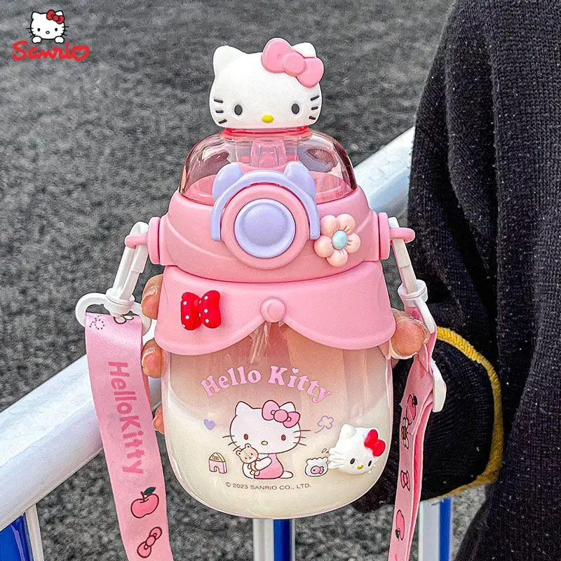 

Портативная термостойкая чашка Hello Kitty, большая емкость, 750 мл