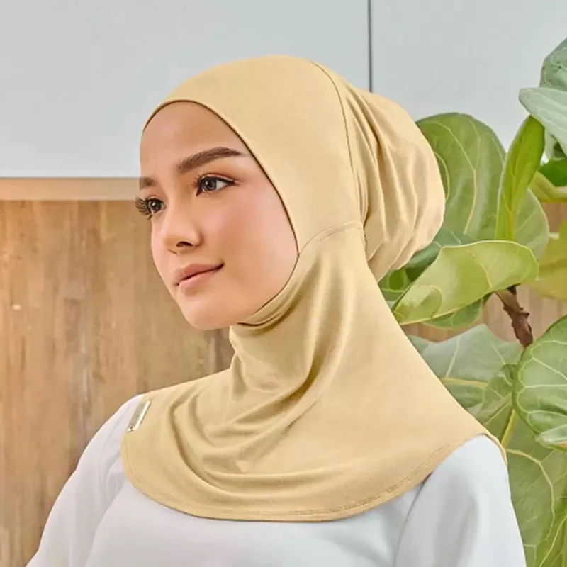 

Jersey Hijab Inner Caps Muslim Stretch Cotton Islamic Ninja Underscarf Bonnet Femme Headscarf Headwrap Arabic Turban Cover Mujer