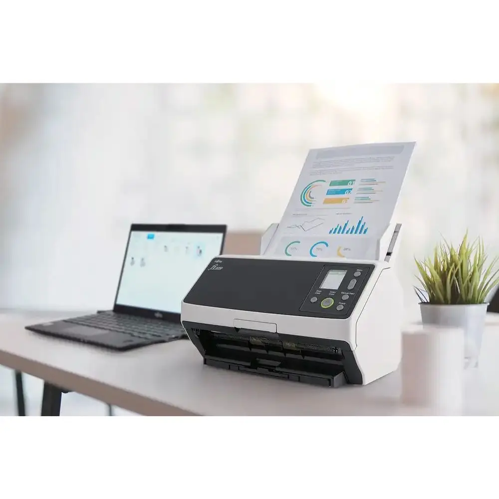 Высокоскоростной двусторонний документ-сканер Fujitsu Fi-8190 A4, 600 dpi, АПД на 100 листов, USB, LAN, профессиональный офисный сканер (art.: 3920db2b0742d) - 3920db2b0742d