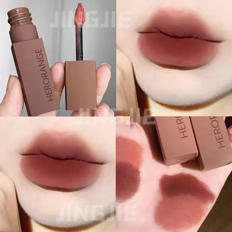 

Liquid Lipstick Lip Gloss 6 Colors Waterproof Long Lasting High Pigment Lip Tint Velvet Lip Glaze Matte Lipstick Makeup Cosmetic