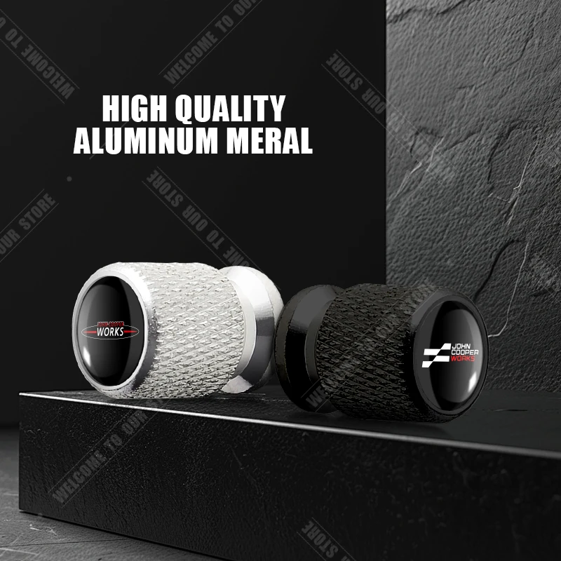 Автомобильная алюминиевая новая эмблема с ЧПУ JCW для Mini Cooper ONE S F54 F55 F56 R56 R57 R58 R59 R60 4