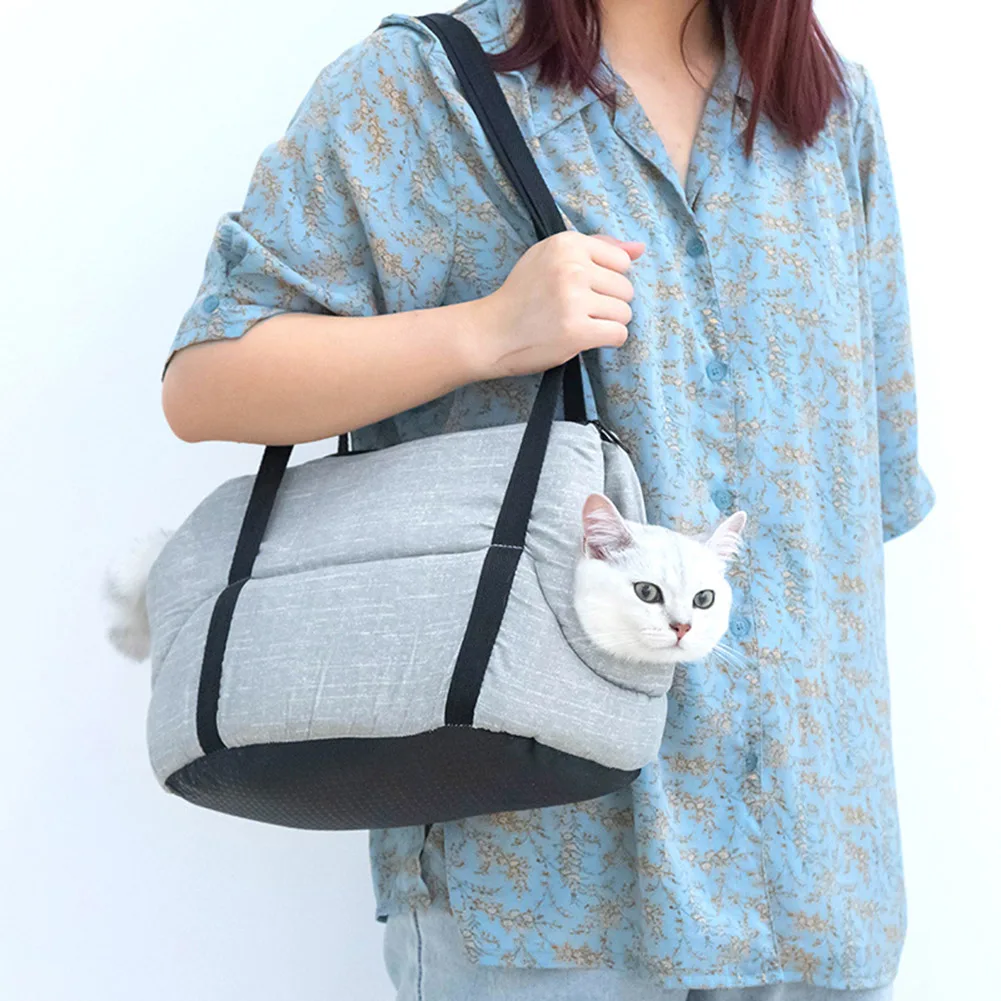 

Portable Cat Pet Carrier Bag Supplie Kitten Puppy Small Animals Handbags Detachable Pad Outdoor Activities Backpack