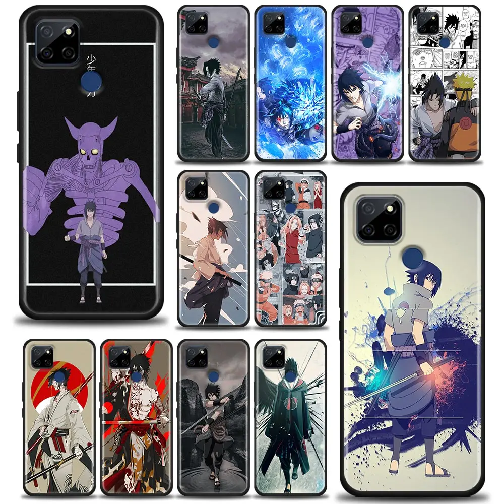 

Phone Case For Oppo A3s A5s A9 A15 A31 A63 A54 A52 Find X2 Reno 3 4 5 6 Pro 5G Back Cover Naruto Uchiha Sasuke Retro Style Anime