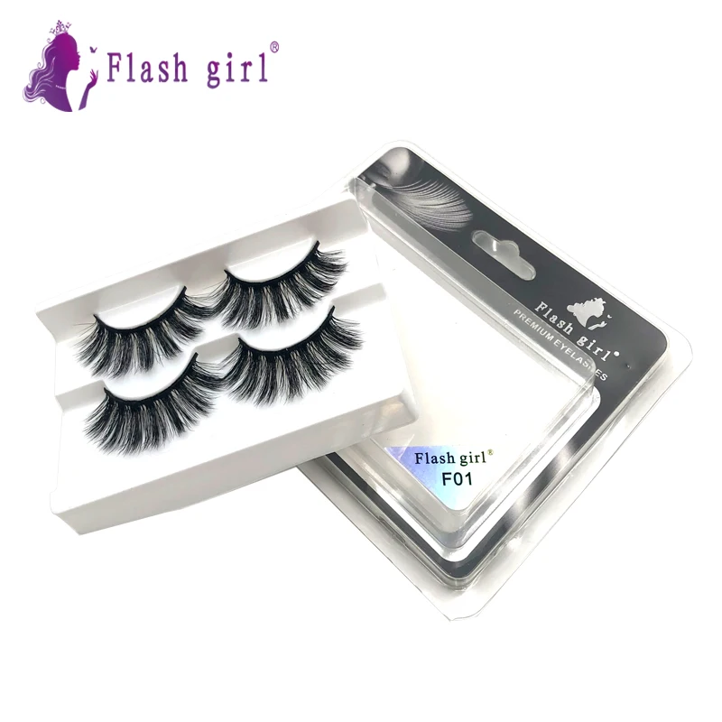 Ресницы Накладные из искусственной норки 2 пары |