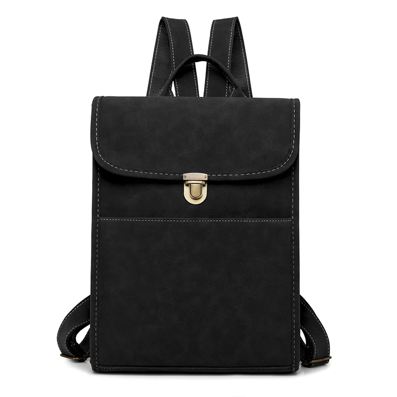 

Vintage Women Backpack Leather Backpack Large Capacity Fashion School Bags Teenage Girls Women Travel Work Backpacks Mochila