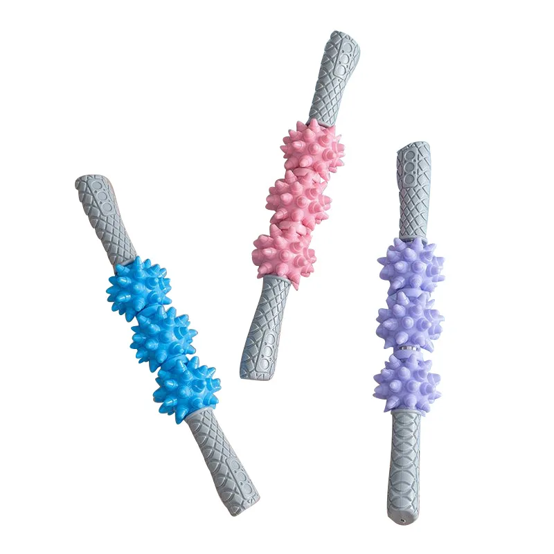 

Muscle Roller Stick Leg Muscle Relaxation Thorn Ball Mace Fascia Stick Yoga Stovepipe Deep Tissue Massage Stick Tools Fitness