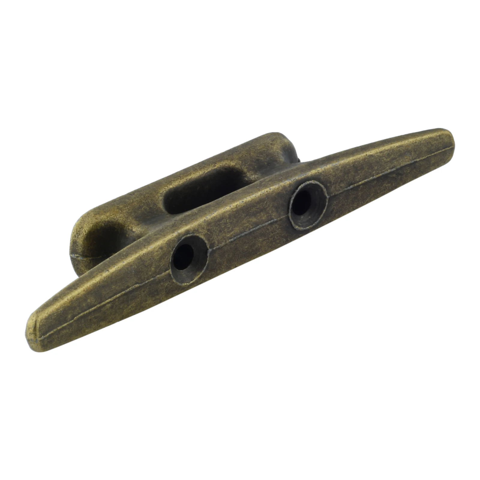 Cast Iron Antique Bronze Boat Dock Cleat 4 Inch Fit for Mooring Boat Nautical Beach Lake Marine Kayak Canoe Deck Cleats 99*13mm images - 6