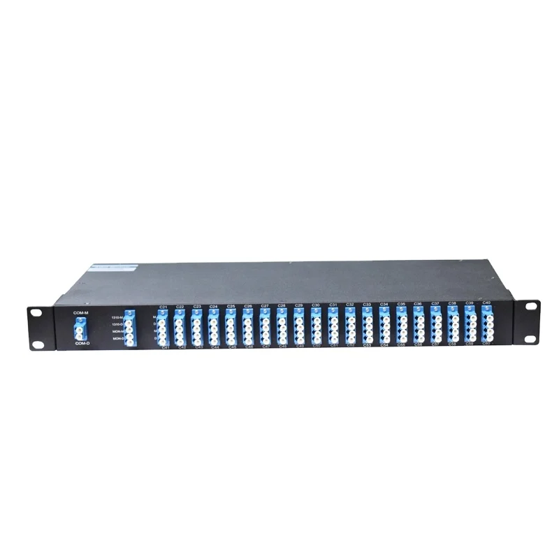 

40 Channels DWDM Passive Optical Network Module AAWG Mux ,duplex fiber , C21-C60nm , LC/UPC