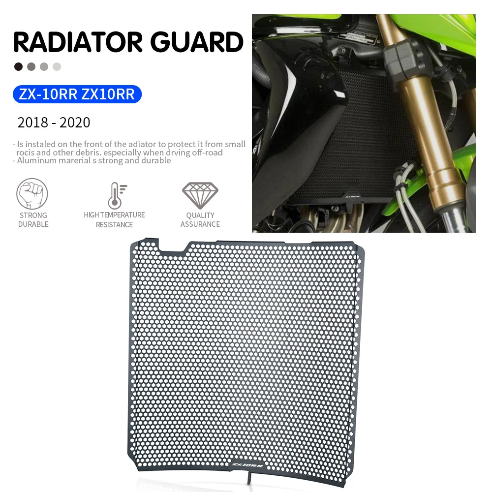 

For Kawasaki Ninjia ZX10R ZX-10RR ZX10RR ZX 10R 10RR Performance New Motorcycle Radiator protection Water tank Protector grille