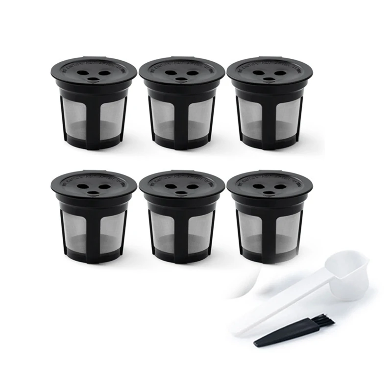 

Reusable K Cups For Ninja Dual Brew Coffee Maker, Reusable K Pod With Clean Brush, Permanent K Cups Filters Coffee