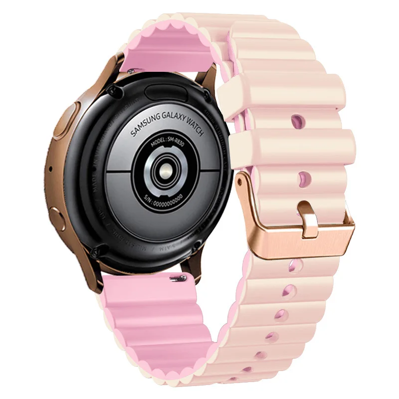 Фото Ремешок для смарт-часов 20 мм, браслеты для Garmin CAME 2 Plus SQ 2 Vivoactive 3 Forerunner 245 645 55, силиконовые браслеты №4