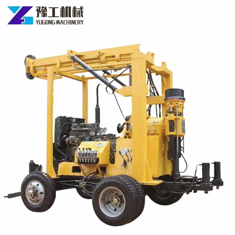 

High Efficiency Geological Exploration Borehole Drilling Rig Mobile Water Drilling Machine