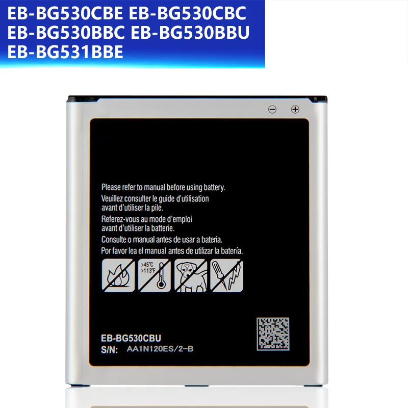 samsung phone battery eb bg530cbc eb bg530bbe for samsung galaxy j2 prime j2 2018 j320 j3110 j5 sm j500m sm g532f g530fz 2600mah free global shipping