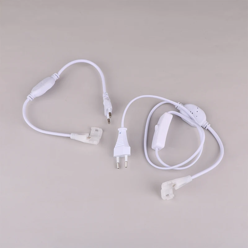 Вилка европейского стандарта для светодиодной ленты COB 220 В вилка питания быстрый