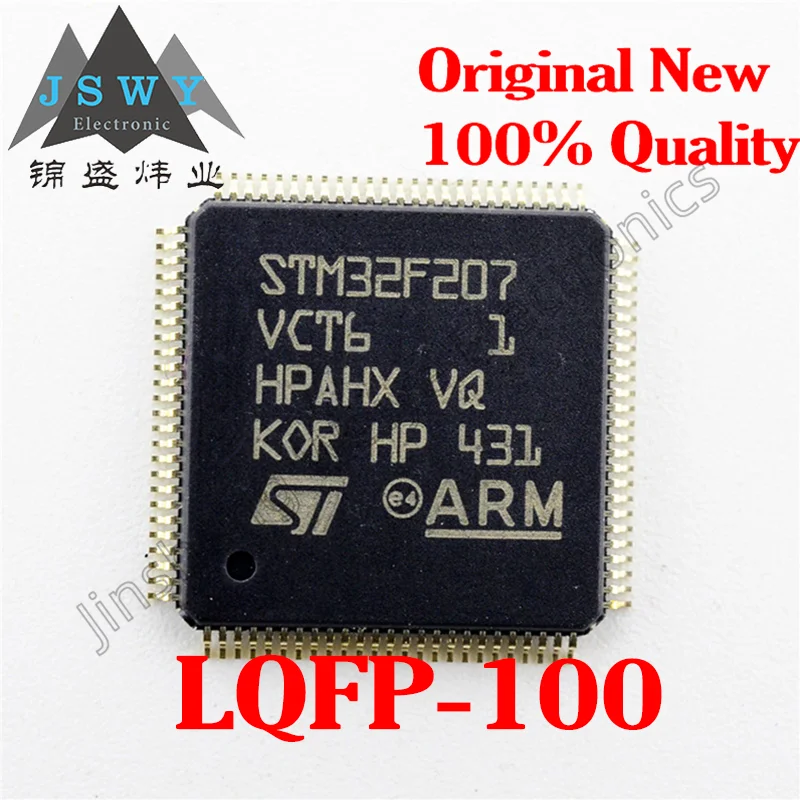 

1~5PCS STM32F207VCT6 package LQFP-100 microcontroller IC chip microcontroller 100% new original stock free shipping