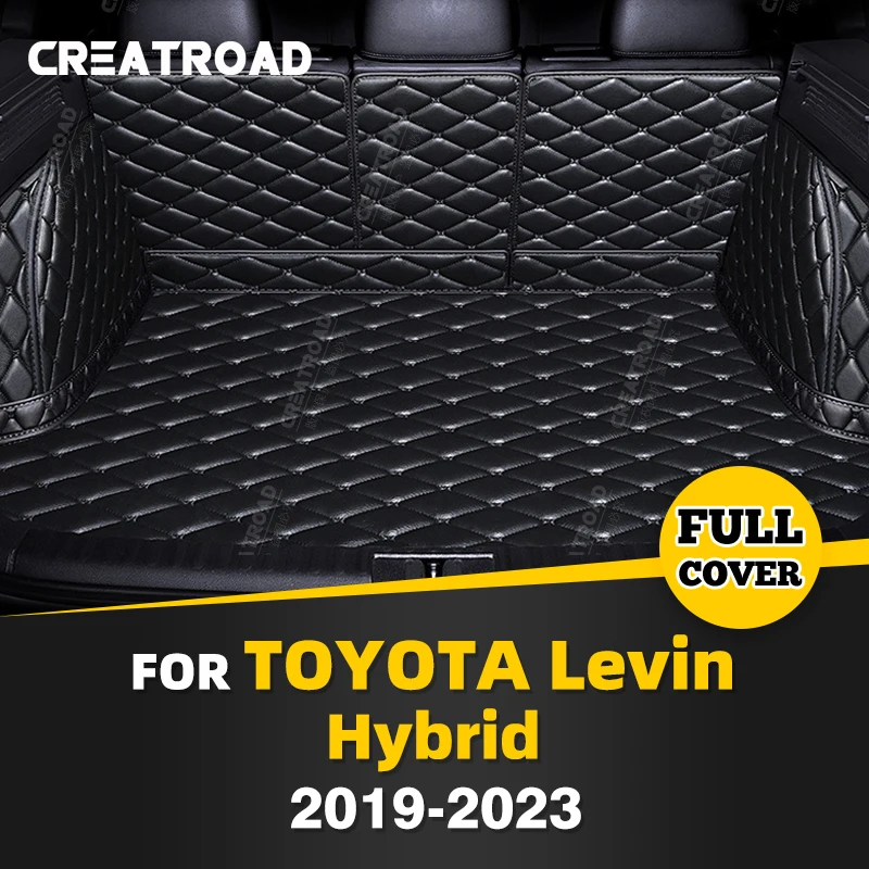 

Автомобильный коврик для багажника с полным покрытием для Toyota Levin Hybrid 2019-2023 22 21 20, защитная накладка для багажника автомобиля, аксессуары для защиты интерьера