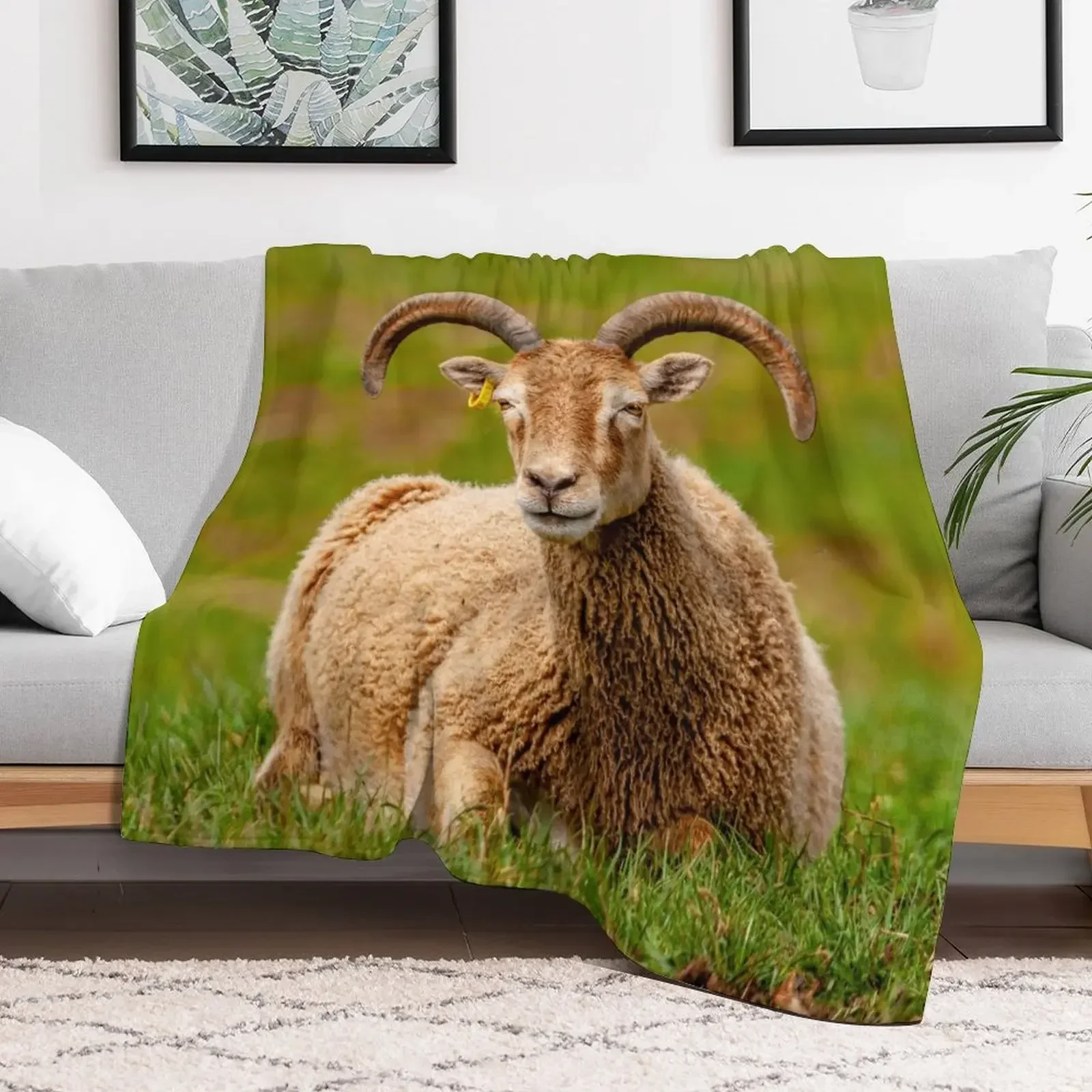 Одеяло Soay Sheep волосы летние аниме одеяла люксового бренда