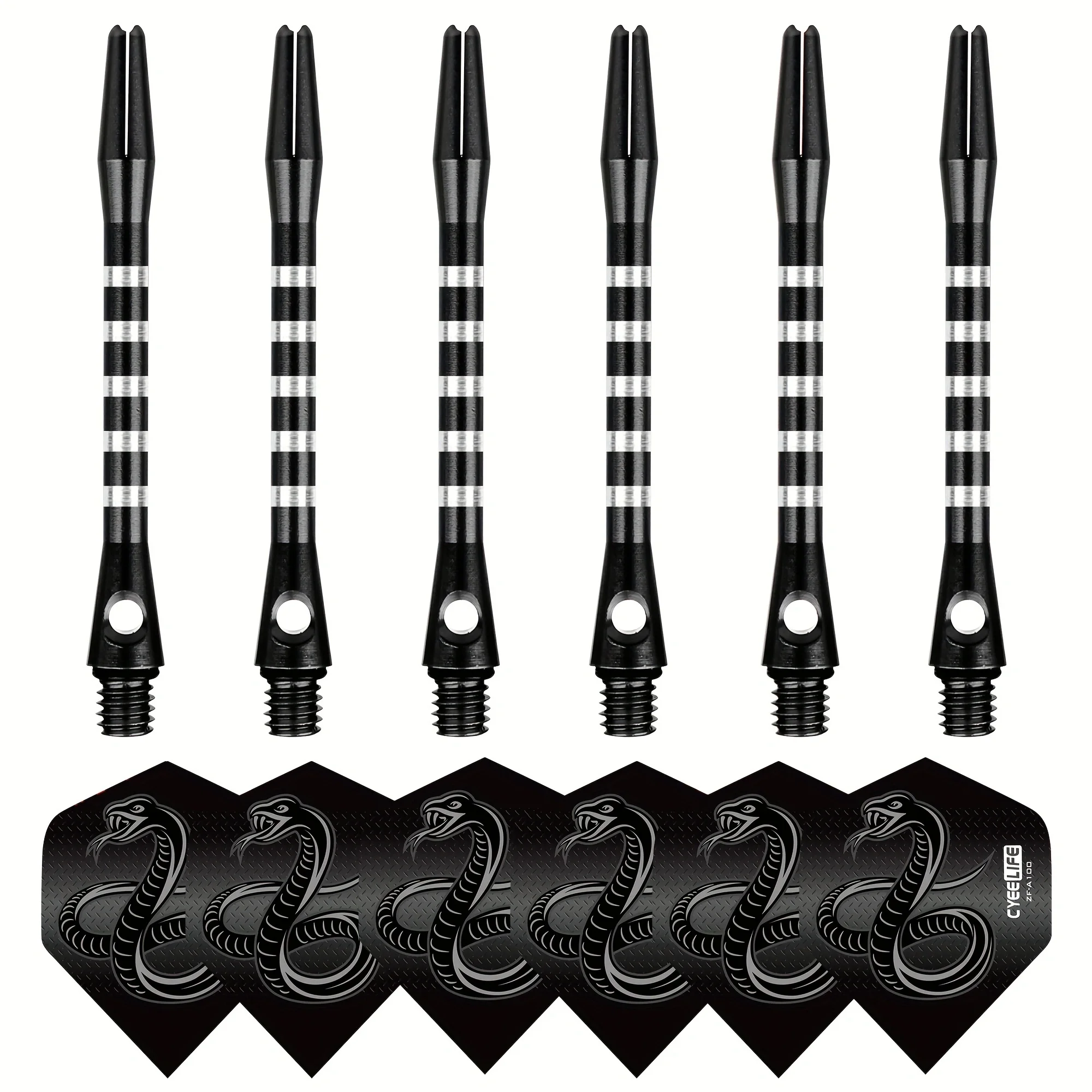 Cyeelife аксессуары для игры в Дартс: 6 алюминиевых стержней (2ba)+ хвостовых плавников