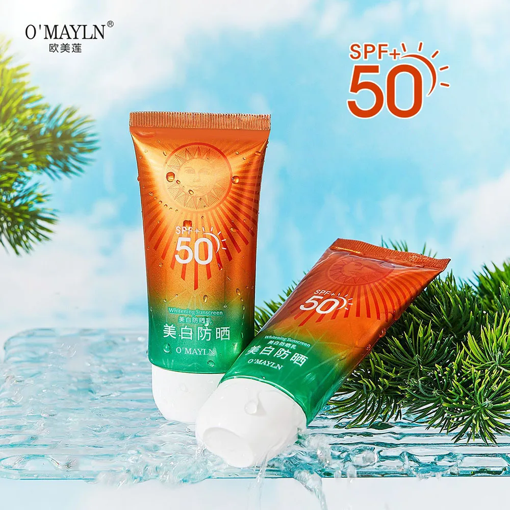 

Whitening Cream Sunscreen Protector solar blocker for face Spf 50+ Isolation body Lotion Sun Cream sunscreen face Skin Care 50g