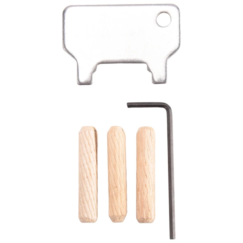 Регулируемый дюбельный зажим 3 в 1 деревообрабатывающий карманный для отверстий