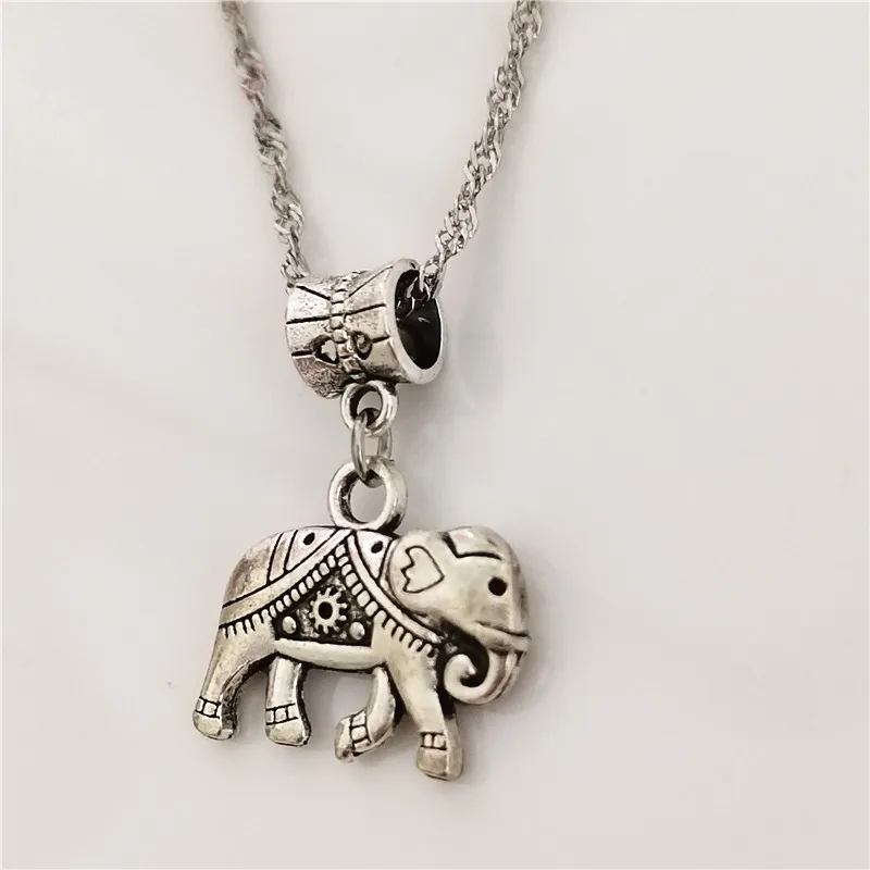 Ожерелье с подвеской в виде слона для женщин и девушек