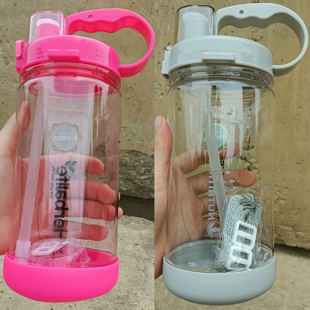 Оптовая продажа Новое поступление 1000 мл без BPA фитнес-чашка протеиновая чашка для